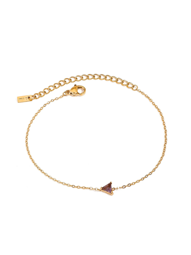 FEBRUARY Birthstone Bracelet