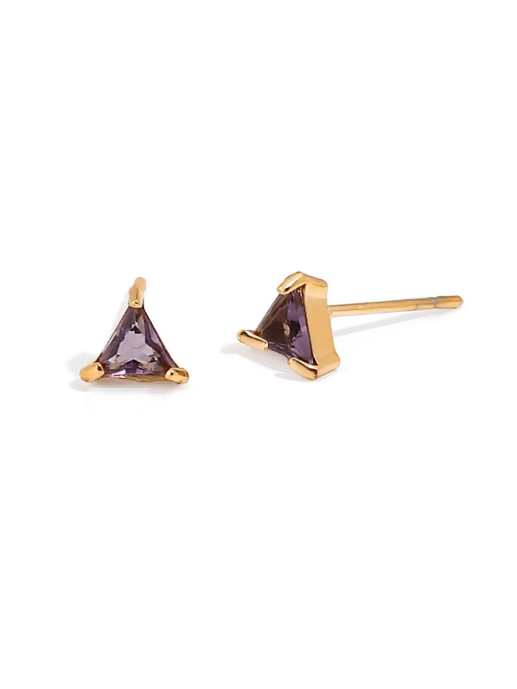 FEBRUARY Birthstone Earrings