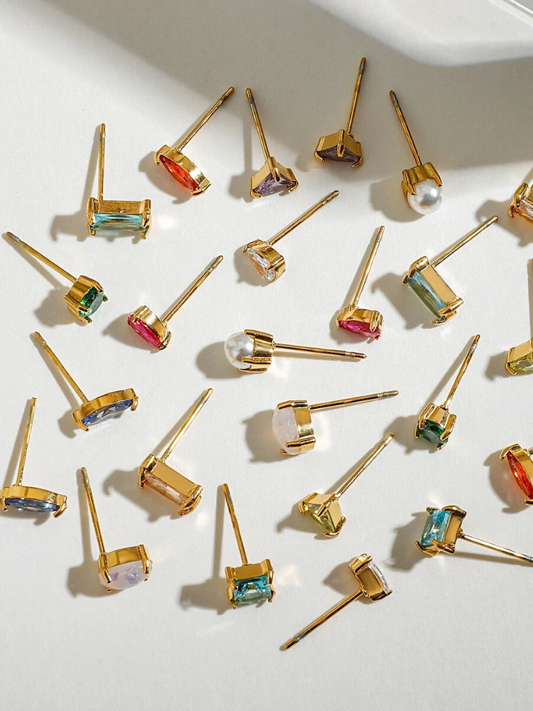 FEBRUARY Birthstone Earrings