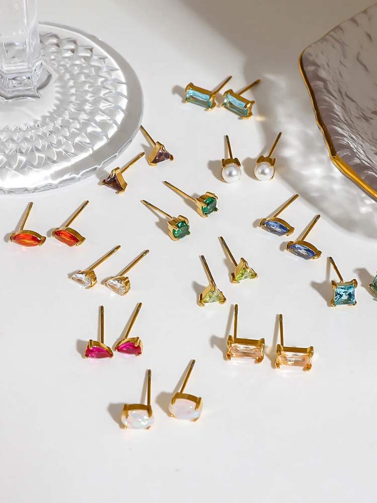 JANUARY Birthstone Earrings