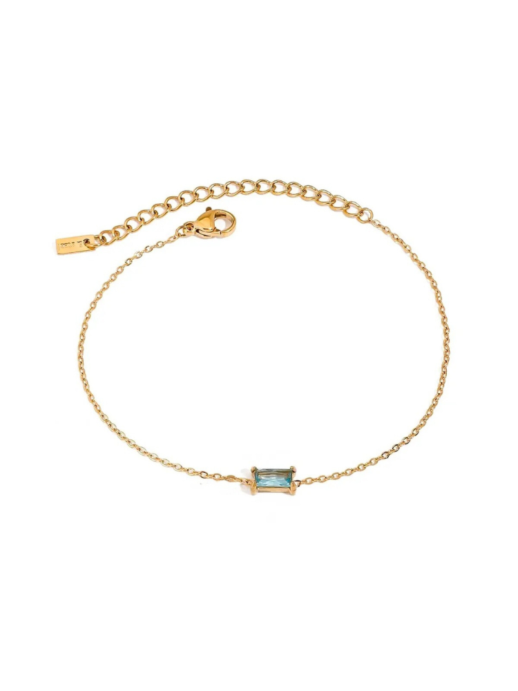 MARCH Birthstone Bracelet