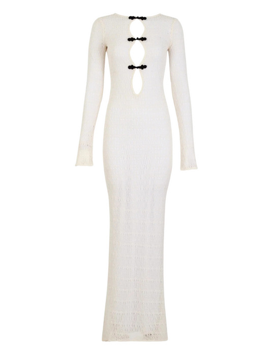 SIRENA Dress in Cream White